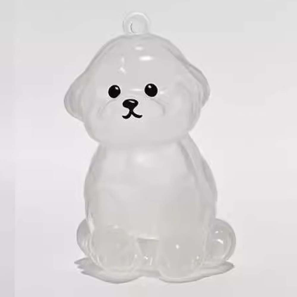 Pet Grooming - 강아지 모양의 털 보관함, 투명한 털