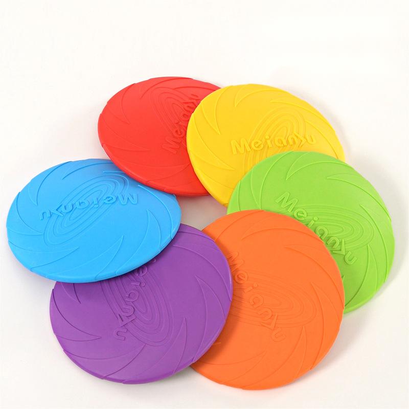 Flying Disc Dog Training Toy - MeianjuBite 방어가능한 플라잉 디스크 장난감, 다기능