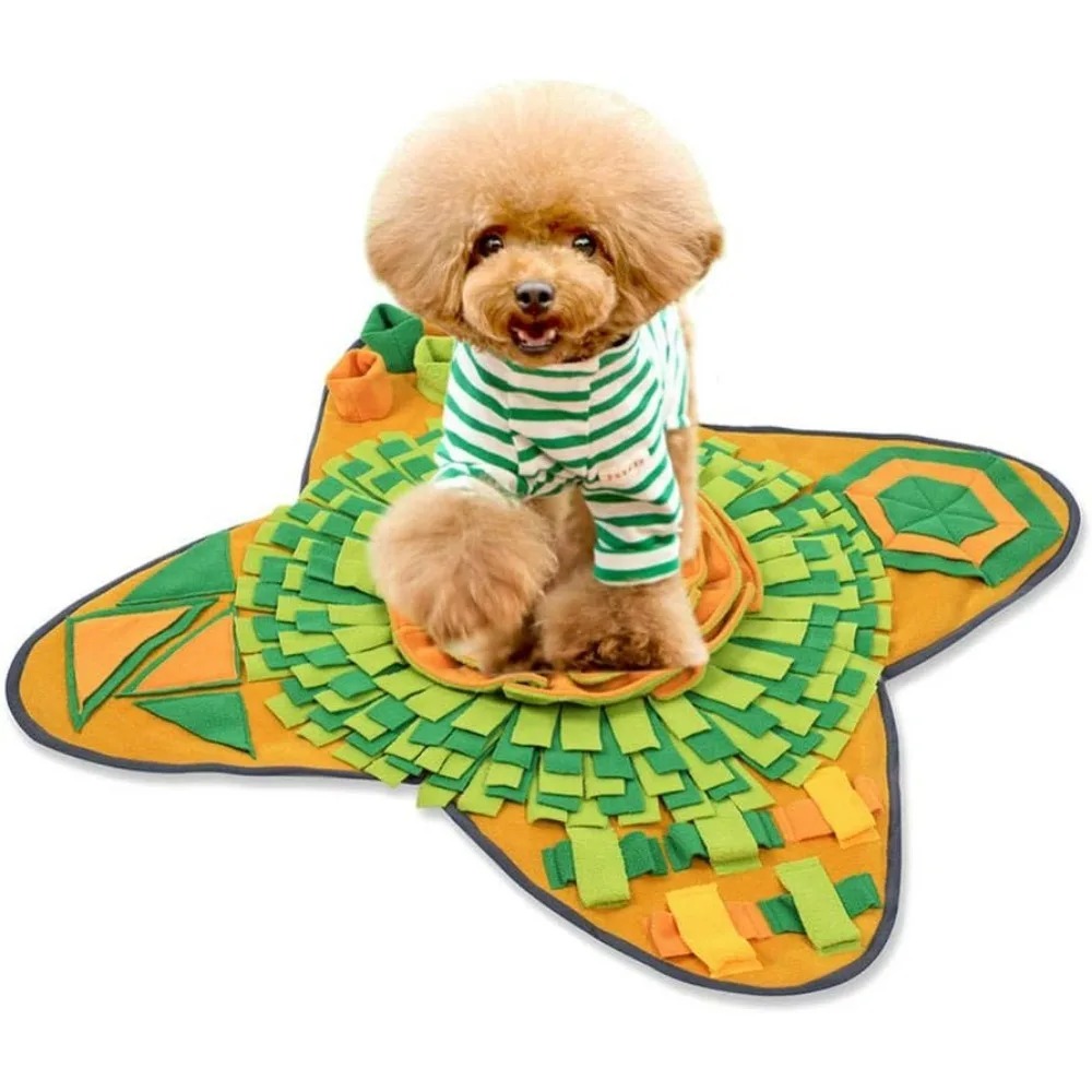 작업용 담요 강아지 스누플 매트 슬로우 피딩 큰 꽃 모 - Snuffle Mat For Dogs 리뷰 및 가격