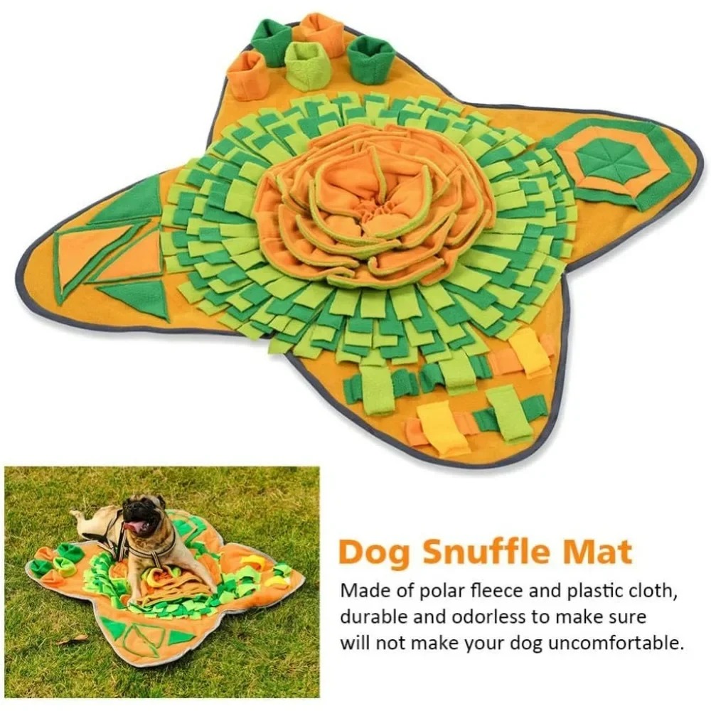 작업용 담요 강아지 스누플 매트 슬로우 피딩 큰 꽃 모 - Snuffle Mat For Dogs 리뷰 및 가격