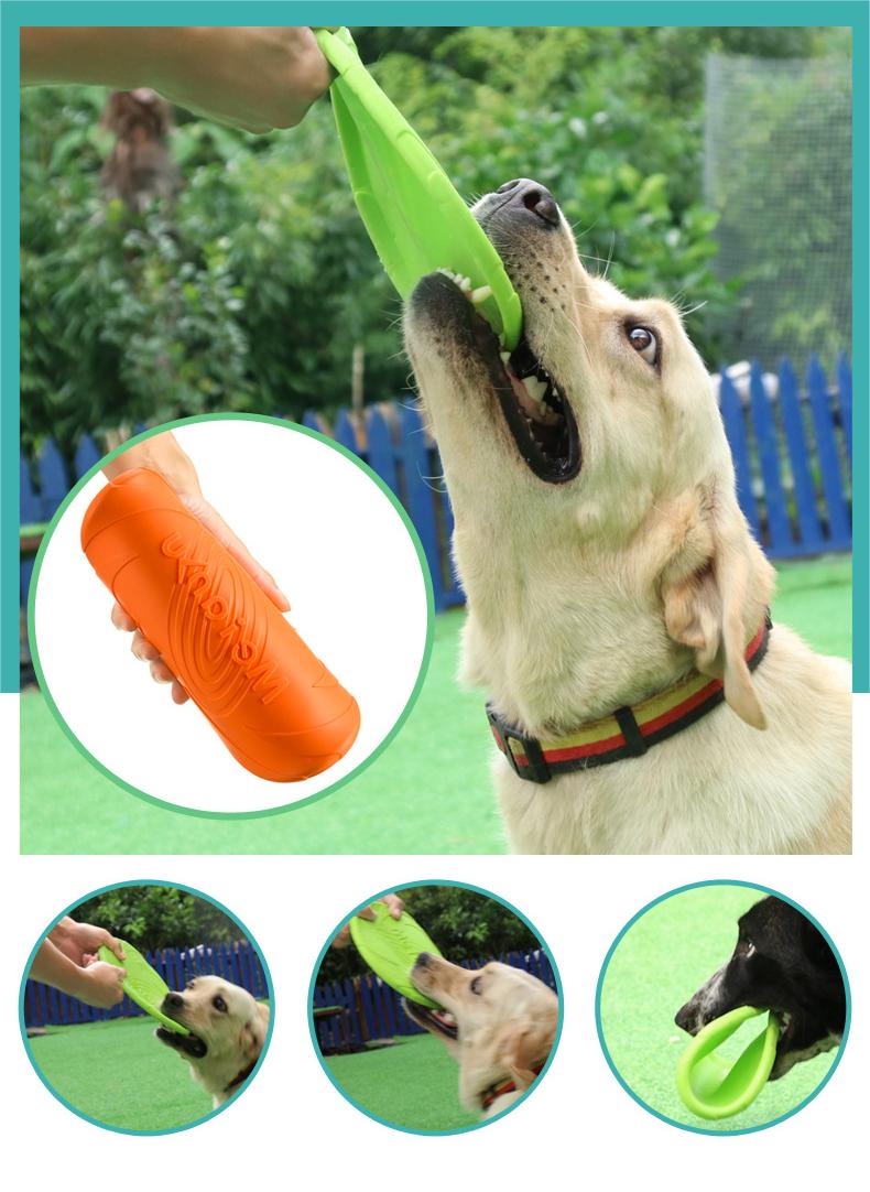 MeianjuBite 방어가능한 플라잉 디스크 장난감, - Flying Disc Dog Training Toy 리뷰 및 가격