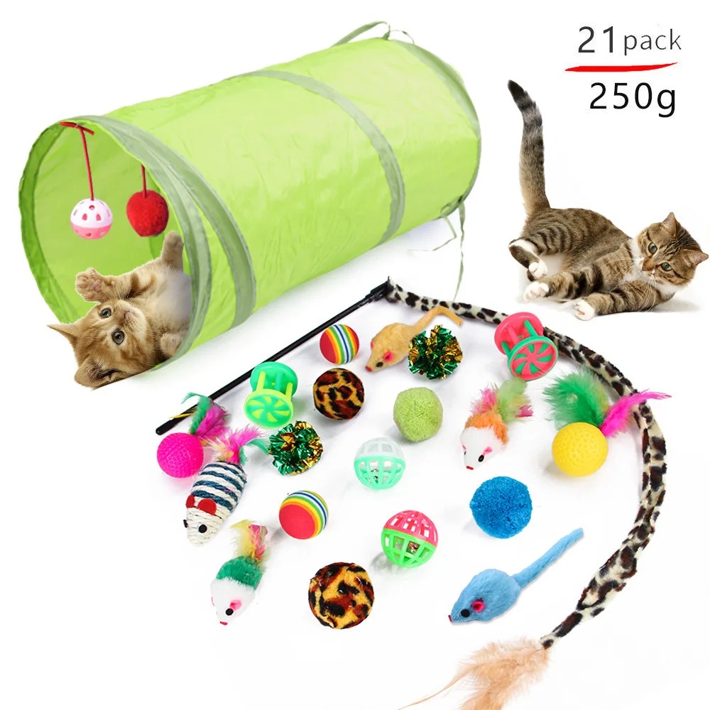 새끼 고양이 놀이 장난감 모음 세트: 깃털 막대, 봉제 - Catnip Interactive Plush Mouse 리뷰 및 가격