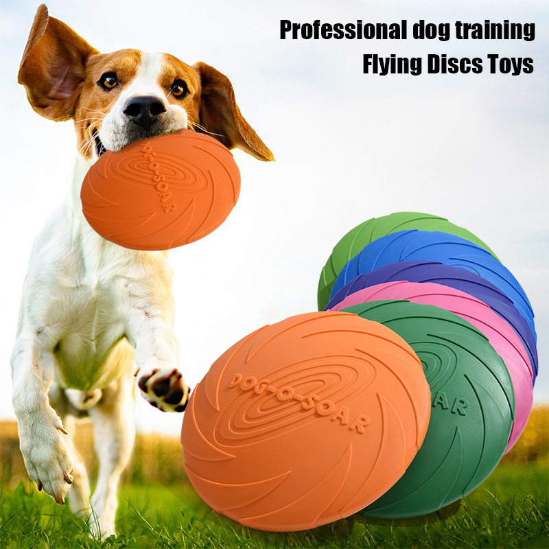 대형견 골든 퍼 애완견 플라잉 디스크 장난감 TPR 소 - Flying Disc Dog Training Toy 리뷰 및 가격