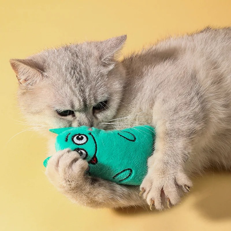 귀여운 고양이 장난감, 재미있는 상호작용형 플러시 고양 - Catnip Interactive Plush Mouse 리뷰 및 가격